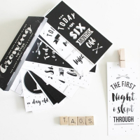 Growing up tags - mijlpaalkaarten