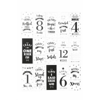 Growing up tags - mijlpaalkaarten