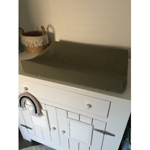 Aankleedkussen hoes rib groen Aankleedkussen hoes rib groen