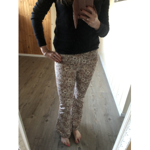 Flared broek dames Bloom Beige Flared broek dames Bloom Beige