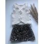 Gilet teddy borg offwhite
