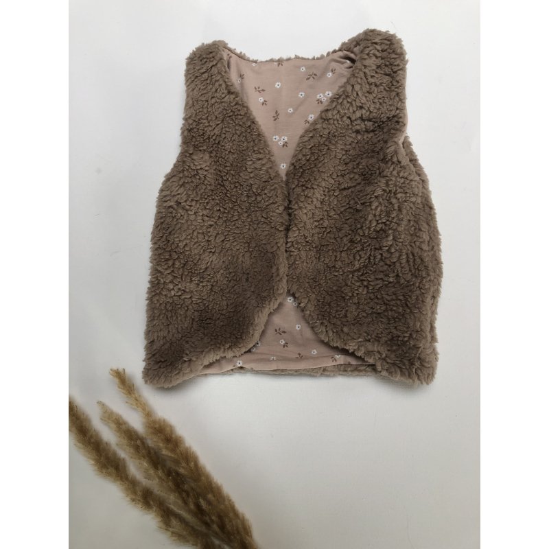 Gilet teddy zand Melissa