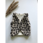 Gilet teddy panter