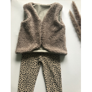 Gilet Dames Teddy Zand Gilet Dames Teddy Zand