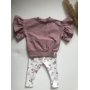 Broekje vlinders & shirt roze