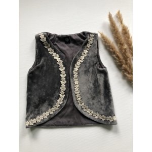 Gilet Vlinders Grijs 