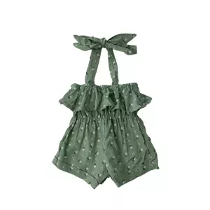 Jumpsuite offshoulders groen