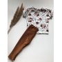 Broekje rib velours cognac
