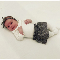 Strik haarbandjes set flowers