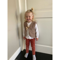 Broekje roest met witte stippen