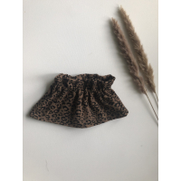 Rokje panter donkerbruin