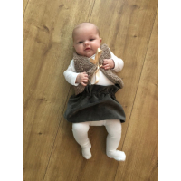 Rokje rib olijfgroen