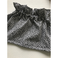 Rokje panter zwart/wit