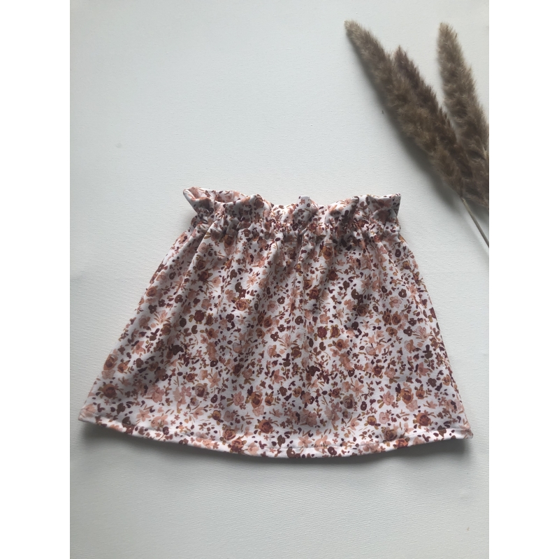 Rokje bloemetjes roze