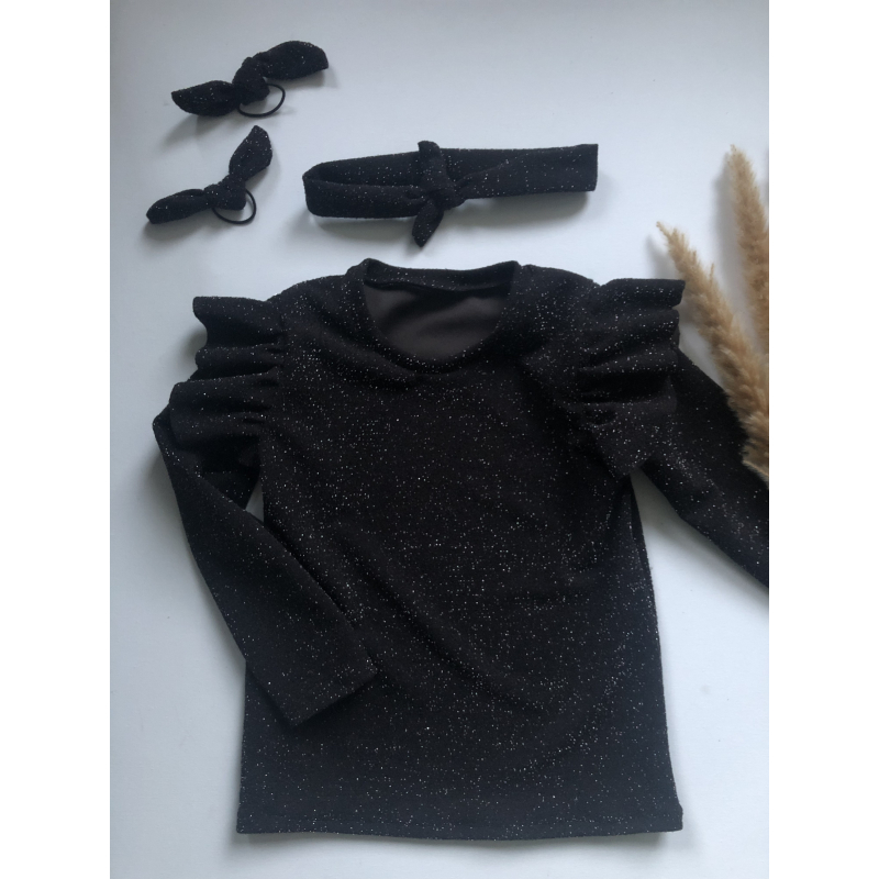 Shirt Demi Glitter Zwart